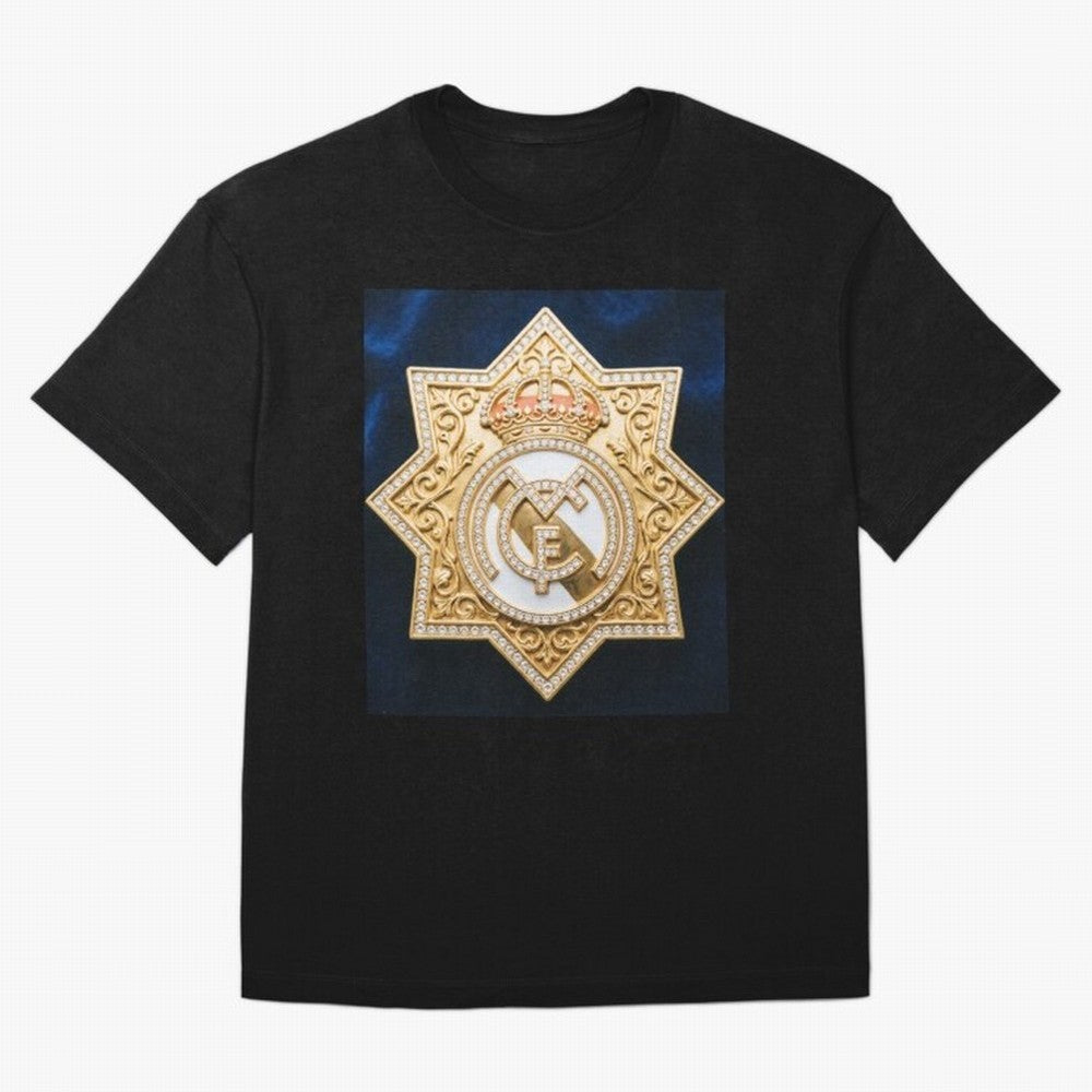 Escudo del Realma Oversized T-Shirt Back Your Heroes with Global Football Passion for FIFA World Cup 2026, Built around Mbappe, England, France and Netherlands, Football Festival Excitement, Trophy Ambitions, Country Rivalries and Star Player Buzz;