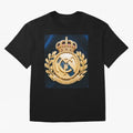 Madrid Honor y Gloria Oversized T-Shirt Back Your Heroes with Global Football Passion for FIFA World Cup 2026 USA Canada Mexico, Driven by Mbappe, England, France and Netherlands, Football Festival Excitement, Trophy Ambitions, Country Rivalries