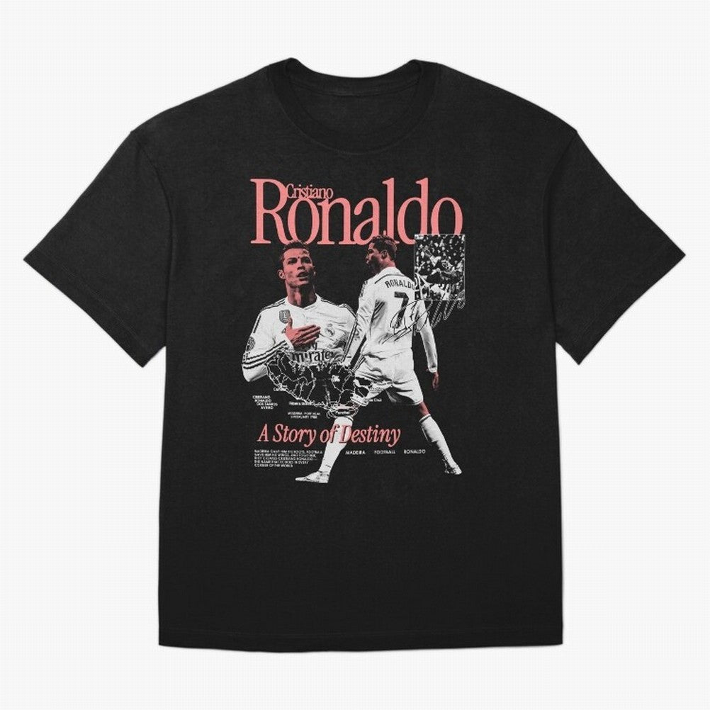 CR7 Cristiano Oversized T-Shirt Live for the Drama of Global Football Passion for FIFA World Cup 2026 USA Canada Mexico, Inspired by Haaland and Mbappe, Spain, Football Passion, Legendary Performances, Festival Vibes and Supporter Community; Great