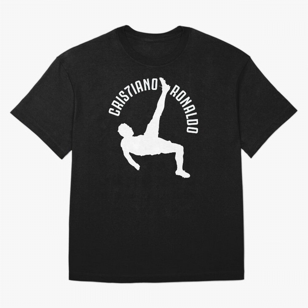Cristiano Ronaldo - Bicycle Oversized T-Shirt Feel FIFA World Cup 2026 Group Stage for Fans of Cristiano Ronaldo, Haaland and CR7 and Spain, Bringing Soccer Culture, Superstar Moments, National Team Dreams and Competitive Fire; Ideal for Fans Who