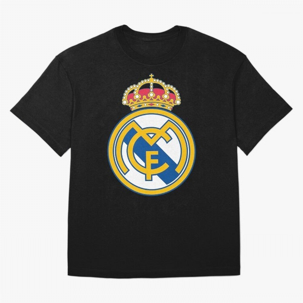 The Madrid Cf Logo Oversized T-Shirt Show Passion for the Stars of FIFA World Cup 2026 Featuring Cristiano Ronaldo, Netherlands Energy, Game Day Rituals, Football Legends, Country Pride and the Road to the Final; Ideal for Football Dads, Football