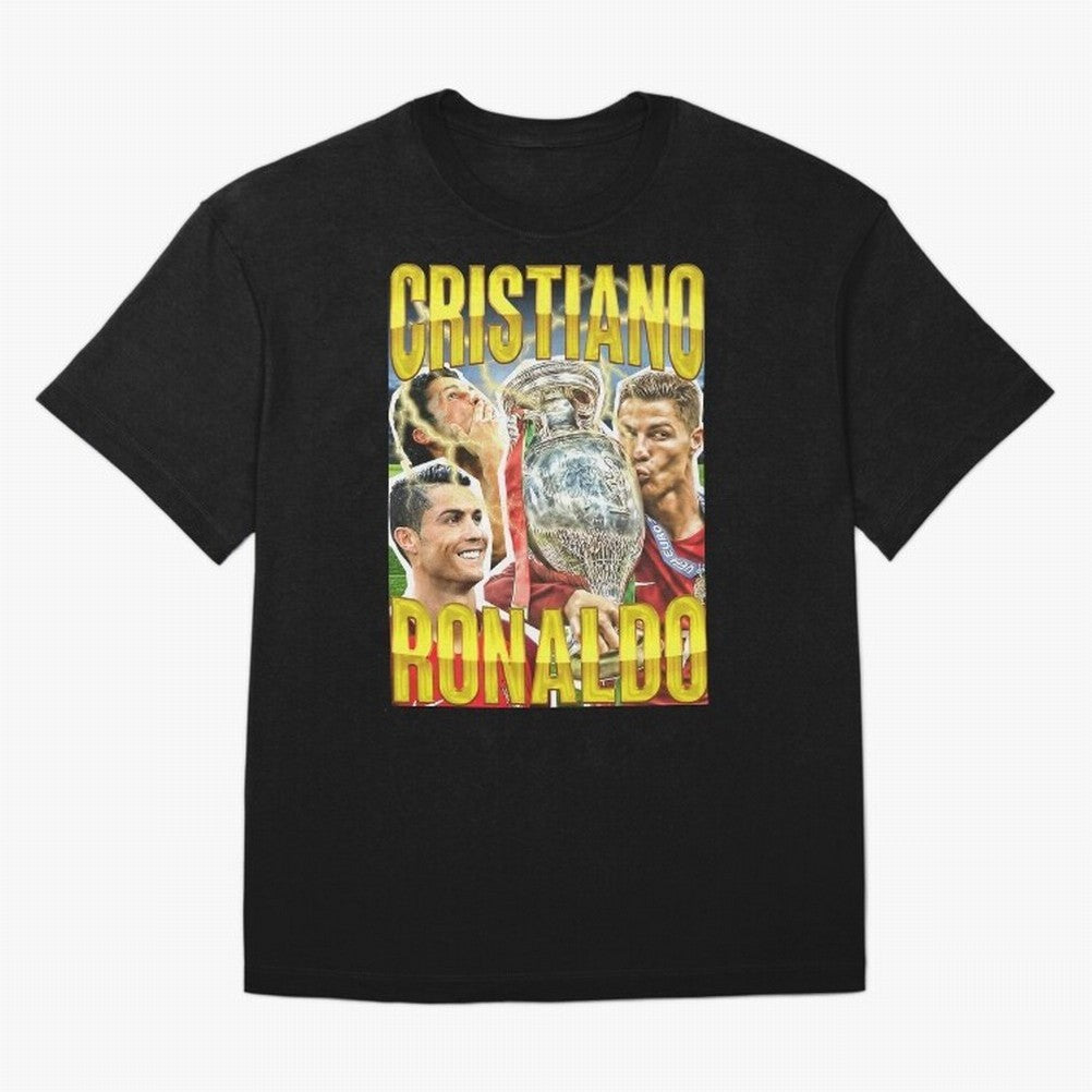 Cristiano Ronaldo Cr7 Siuuu El Bicho Oversized T-Shirt Spotlight the FIFA World Cup 2026 Group Stage Journey through Messi, Neymar and Mbappe Highlights, France Pride, Worldwide Fan Energy, Dramatic Goals, Stadium Lights and Championship