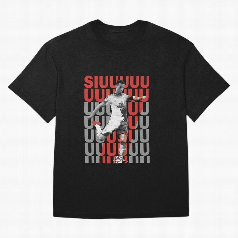 Siuuuuuu Cristiano Ronaldo Oversized T-Shirt Bring Bold Fan Energy to FIFA World Cup 2026 Capturing CR7, Netherlands Energy, Football History, Final Match Energy, Crowd Noise and Once in a Lifetime Moments; Ideal for Passionate Fans Who Love