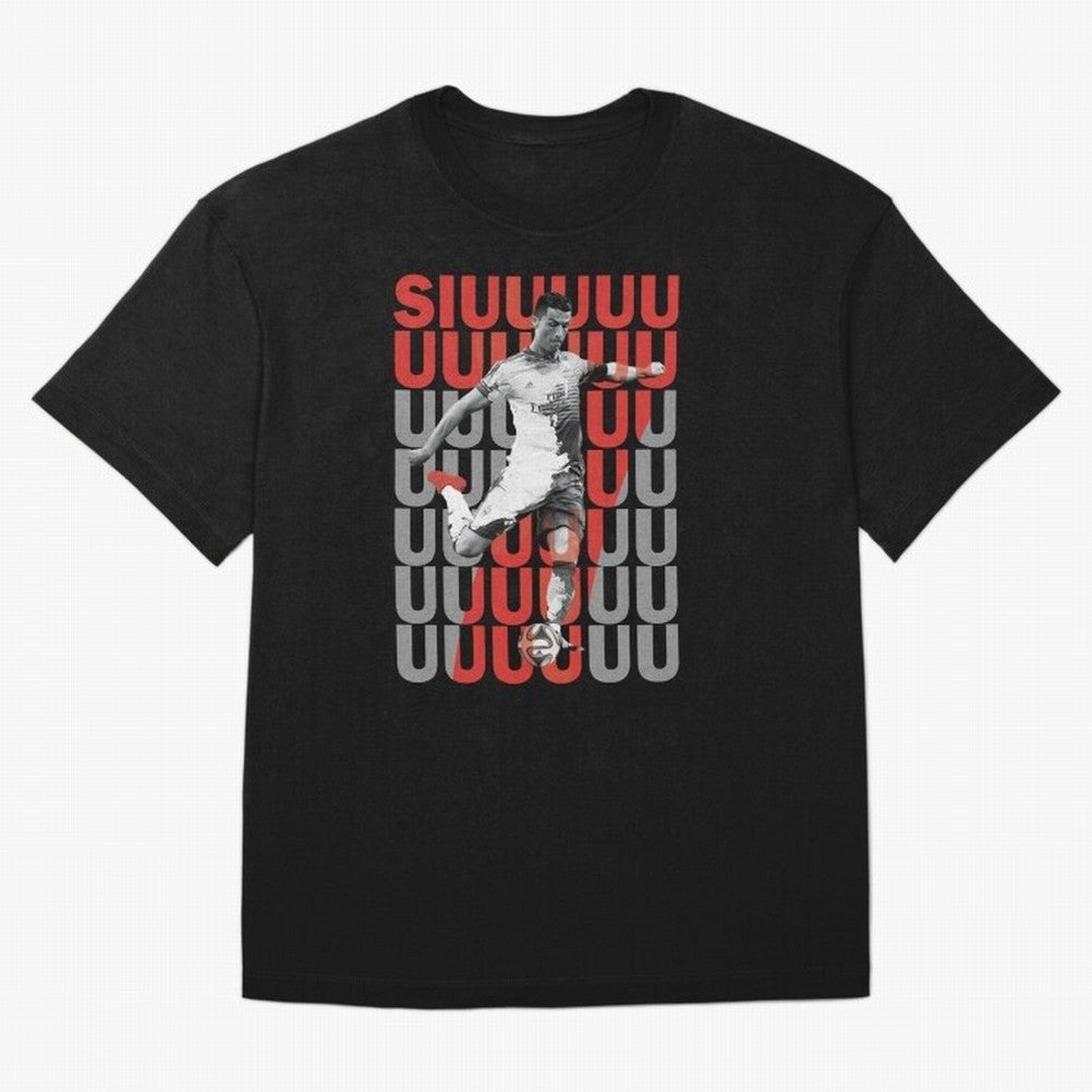 Siuuuuuu Cristiano Ronaldo Oversized T-Shirt Support the FIFA World Cup 2026 Group Stage Journey through CR7 and Messi Highlights, Spain Pride, Championship Spirit, Famous Goals, Roaring Crowds and International Football Unity; Ideal for Fans Who