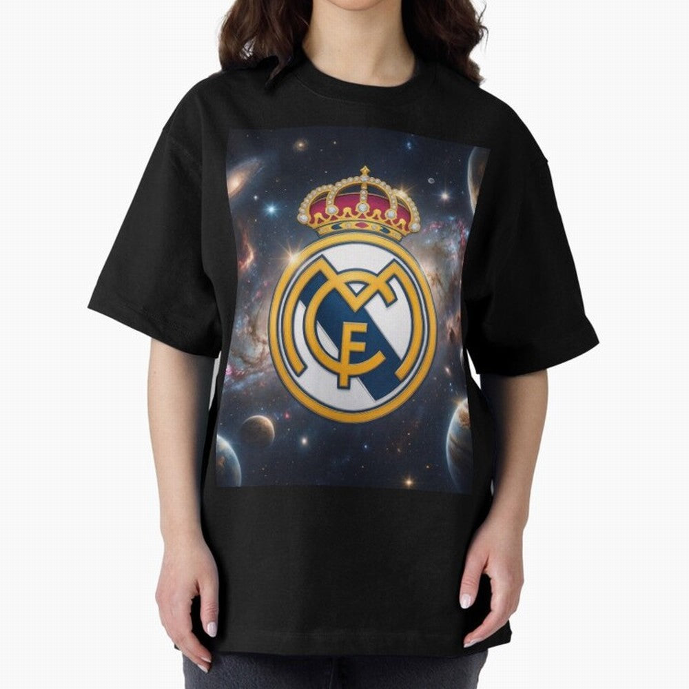 La Galaxia del Real Madrid Oversized T-Shirt Show Your Tournament Heart for FIFA World Cup 2026 Spirit, Centered on England, France and Netherlands, Messi, CR7 and Mbappe, Match Day Excitement, Supporter Culture, Golden Goals and Global Football