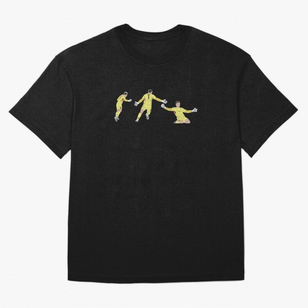Anatoliy Trubin Last Minute Header Goal Celebration Oversized T-Shirt Experience the Global Stage of FIFA World Cup 2026 Spirit, Connected to Argentina, Messi, Neymar and Mbappe, Goal Celebration Energy, Supporter Heritage, Football Icons and