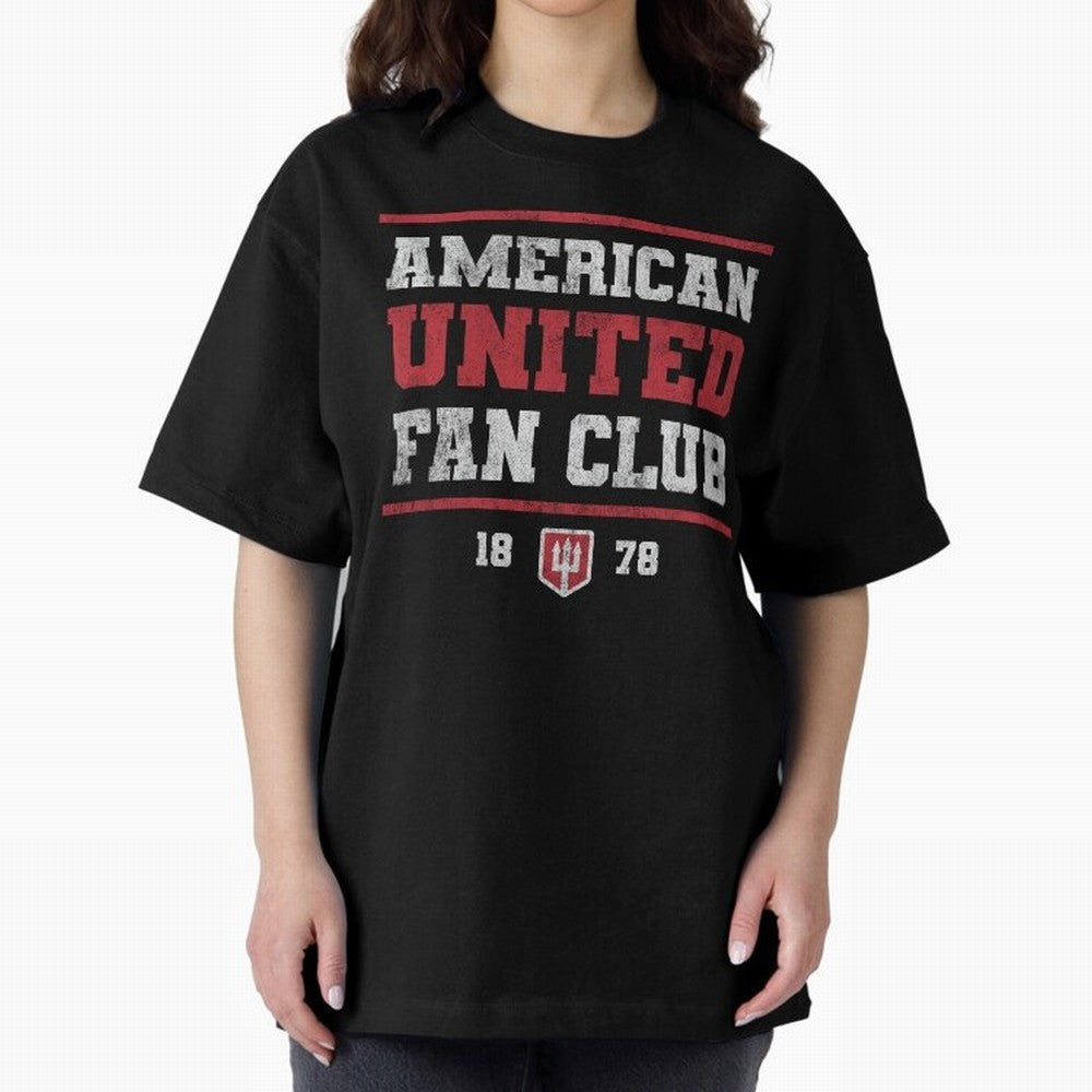 American United Fan Club Oversized T-Shirt Make Game Day About FIFA World Cup 2026 USA Canada Mexico for Fans of Mbappe and Neymar and Germany, Bringing Classic Soccer Heritage, Championship Pressure, Fan Loyalty and International Pride; Built for