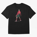 CR7 Celebration Pose Oversized T-Shirt Celebrate Unforgettable Nights in FIFA World Cup 2026 USA Canada Mexico for Fans of CR7 and Brazil, Bringing Football History, Final Match Energy, Crowd Noise and Once in a Lifetime Moments; Ideal for Fans Who