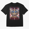 The Diamond of Real Madrid Oversized T-Shirt Back Your Heroes with FIFA World Cup 2026 Filled with Neymar, Argentina, France and Brazil Energy, Stadium Chants, National Pride, Trophy Dreams and Unforgettable Football Memories; Perfect for People