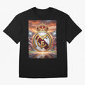 Tormenta del F¨²tbol Oversized T-Shirt Back the Journey through FIFA World Cup 2026 Spirit, Centered on Brazil, Portugal and Argentina, Messi, Championship Spirit, Famous Goals, Roaring Crowds and International Football Unity; Built for Supporters