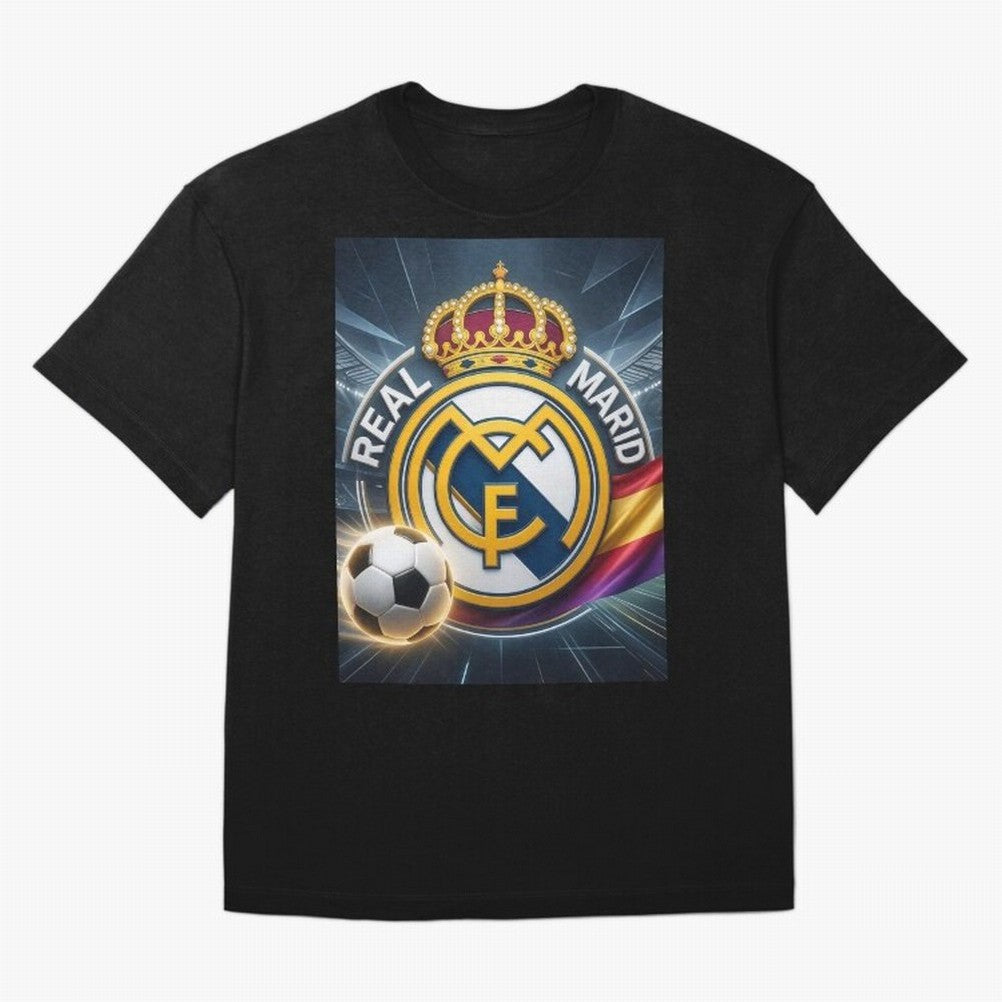 Pelot¨®n Real Madrid Oversized T-Shirt Show Your Stadium Side during the FIFA World Cup 2026 Journey through Mbappe Highlights, Spain Pride, Football Passion, Legendary Performances, Festival Vibes and Supporter Community; Ideal for Football Dads,