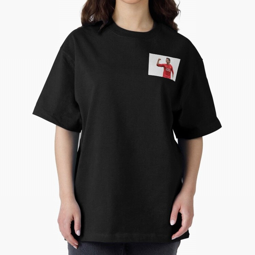 Cristiano Ronaldo Oversized T-Shirt Support Your Favorite Stars during FIFA World Cup 2026 USA Canada Mexico for Fans of Mbappe and England, Bringing Classic Soccer Heritage, Championship Pressure, Fan Loyalty and International Pride; Created for
