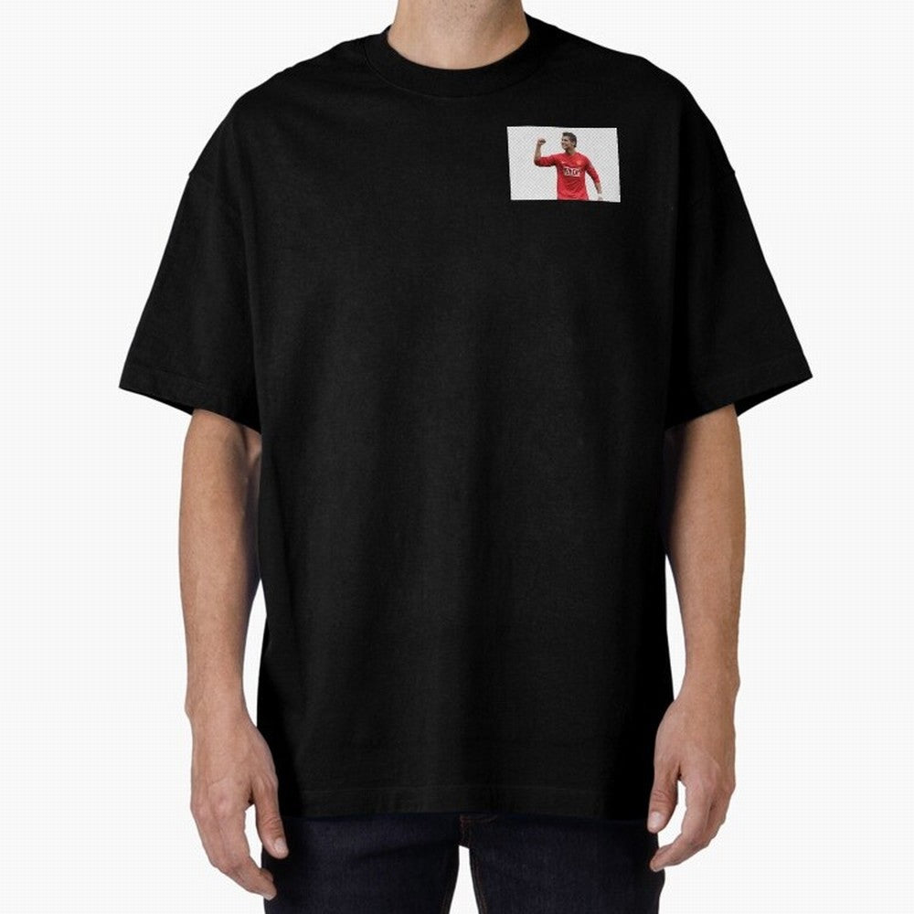 Cristiano Ronaldo Oversized T-Shirt Support Your Favorite Stars during FIFA World Cup 2026 USA Canada Mexico for Fans of Mbappe and England, Bringing Classic Soccer Heritage, Championship Pressure, Fan Loyalty and International Pride; Created for