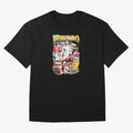 Cristiano Ronaldo Cr7 Collage Oversized T-Shirt Celebrate Football Heritage in Global Football Passion for FIFA World Cup 2026 Group Stage, Centered on CR7 and Messi, Argentina, France and Brazil, Football History, Final Match Energy, Crowd Noise