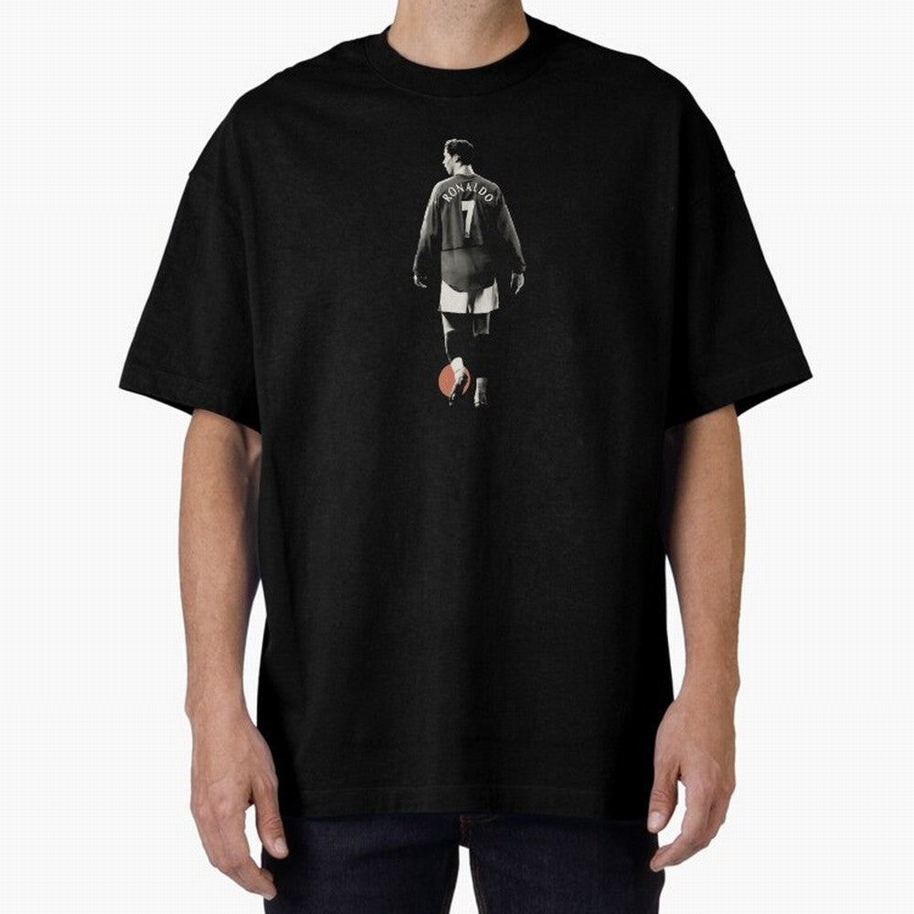 Cristiano Ronaldo Cr7 Minimalist Oversized T-Shirt Celebrate Rivalries and Pride in the FIFA World Cup 2026 USA Canada Mexico Journey through Haaland and Mbappe Highlights, Argentina Pride, Game Day Rituals, Football Legends, Country Pride and the
