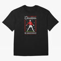 All I Want For Christmas Is Siuu Funny Christmas Festive Knitted Oversized T-Shirt Join Supporters Worldwide for FIFA World Cup 2026 USA Canada Mexico for Fans of CR7 and Messi and England, Bringing Goal Celebration Energy, Supporter Heritage,