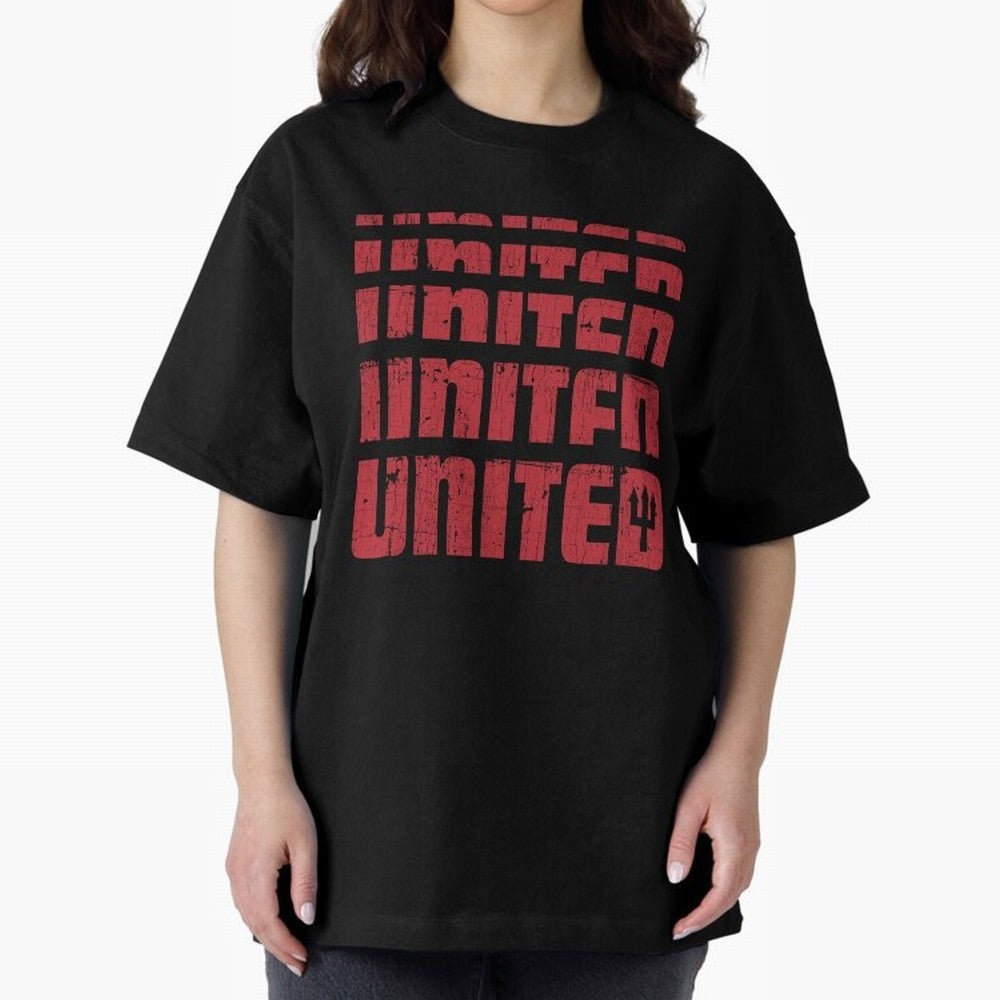 United United United Oversized T-Shirt Live for the Drama of FIFA World Cup 2026 for Fans of Neymar and Brazil, Bringing Fan Favorite Moments, National Team Passion, Big Match Drama and Soccer History; Ideal for Fans Who Follow Messi, Cristiano