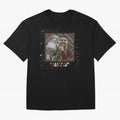 Cristiano Ronaldo Inspired Emoji Mosaic Art ¨C Football Champion Trophy Tribute Poster Oversized T-Shirt Show Support during FIFA World Cup 2026 Group Stage for Fans of Haaland and Mbappe and England, Bringing Fan Favorite Moments, National Team