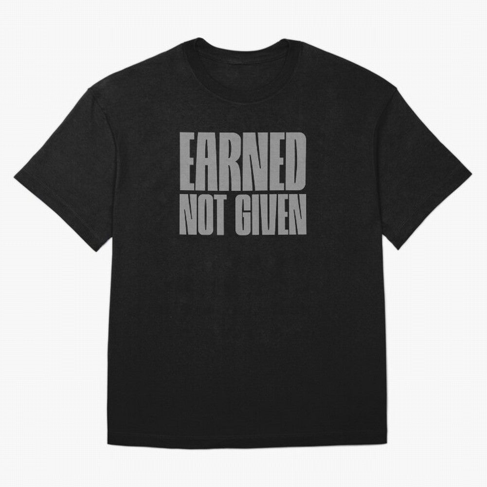 Earned not given grey 2 Oversized T-Shirt Step into the FIFA World Cup 2026 Group Stage Journey through Cristiano Ronaldo, Haaland and CR7 Highlights, Argentina and Brazil Pride, Retro Football Energy, Iconic Rivalries, Trophy Chase Drama and