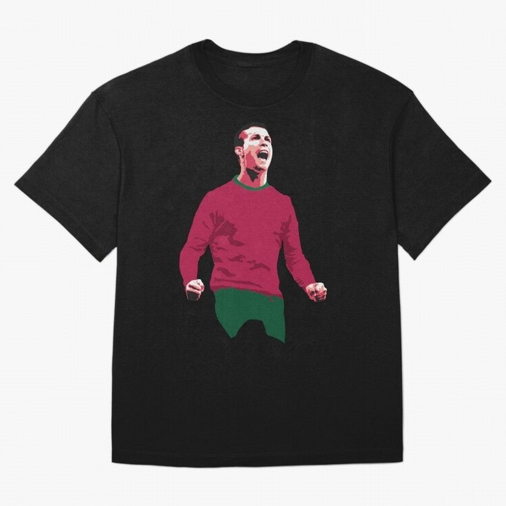 Ronaldo Oversized T-Shirt Follow the Final Road of FIFA World Cup 2026 Group Stage for Fans of Haaland and Mbappe and Argentina and Brazil, Bringing Stadium Chants, National Pride, Trophy Dreams and Unforgettable Football Memories; Perfect for
