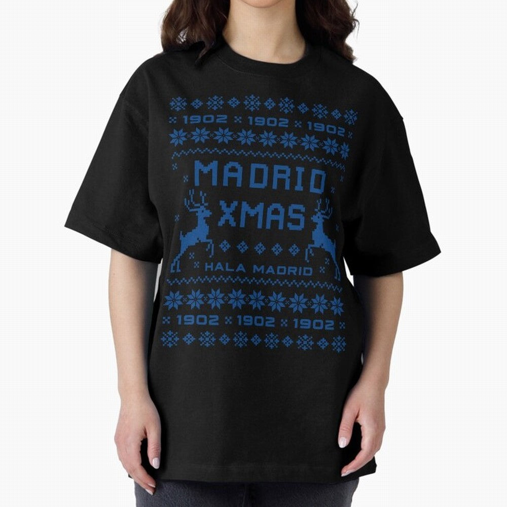 Real Madrid Christmas Oversized T-Shirt Carry National Pride through the FIFA World Cup 2026 USA Canada Mexico Journey through Cristiano Ronaldo, Haaland and CR7 Highlights, Netherlands Pride, Championship Spirit, Famous Goals, Roaring Crowds and