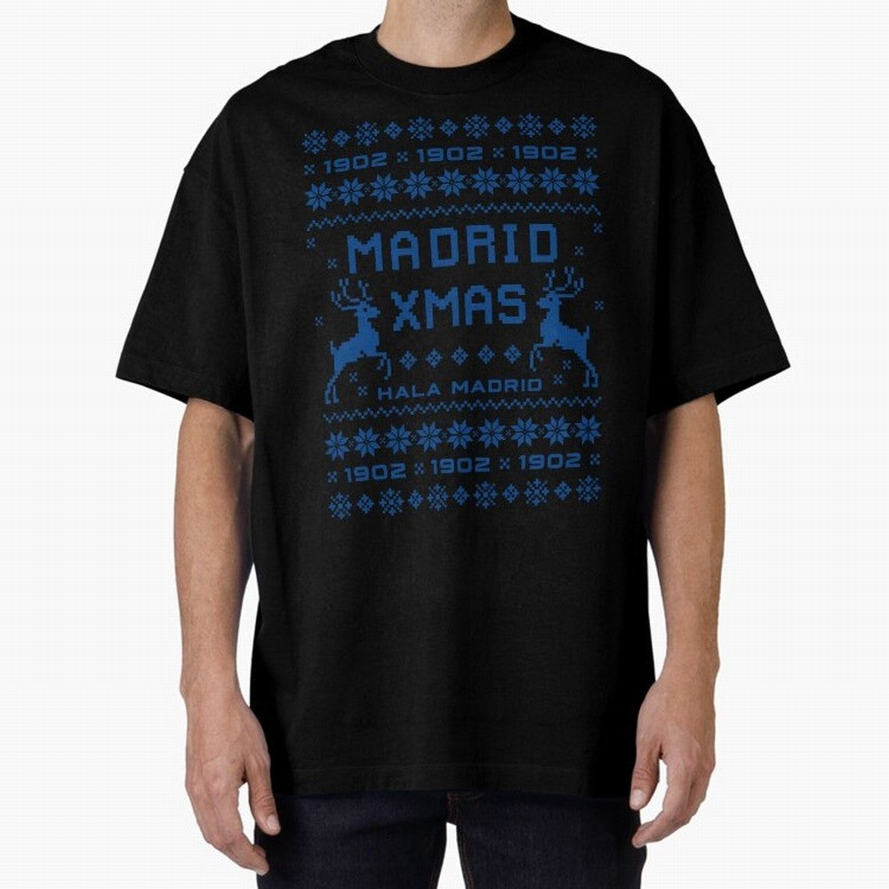 Real Madrid Christmas Oversized T-Shirt Carry National Pride through the FIFA World Cup 2026 USA Canada Mexico Journey through Cristiano Ronaldo, Haaland and CR7 Highlights, Netherlands Pride, Championship Spirit, Famous Goals, Roaring Crowds and