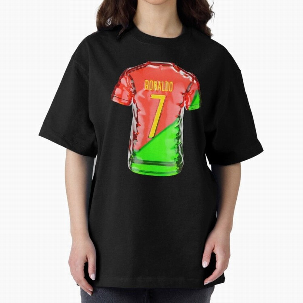 Cristiano Ronaldo Oversized T-Shirt Upgrade Match Day Hype around FIFA World Cup 2026 Group Stage, Neymar, Spain, Supporter Pride, Iconic Celebrations, Legendary Names and Global Match Day Energy; Perfect for People Who Love Argentina, Brazil,