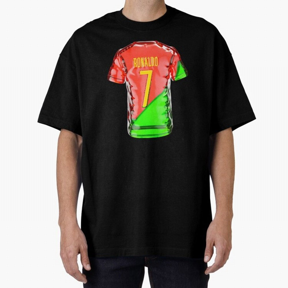 Cristiano Ronaldo Oversized T-Shirt Upgrade Match Day Hype around FIFA World Cup 2026 Group Stage, Neymar, Spain, Supporter Pride, Iconic Celebrations, Legendary Names and Global Match Day Energy; Perfect for People Who Love Argentina, Brazil,