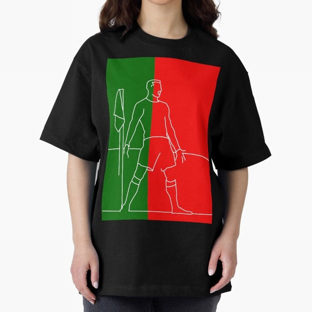 Siuuu! (color) Oversized T-Shirt Bring a Vintage Feel to Match Day Hype around FIFA World Cup 2026 USA Canada Mexico, Haaland and Mbappe, England and Germany, Tournament Hype, Historic Matchups, Family Viewing Parties and Global Sports Pride; Built