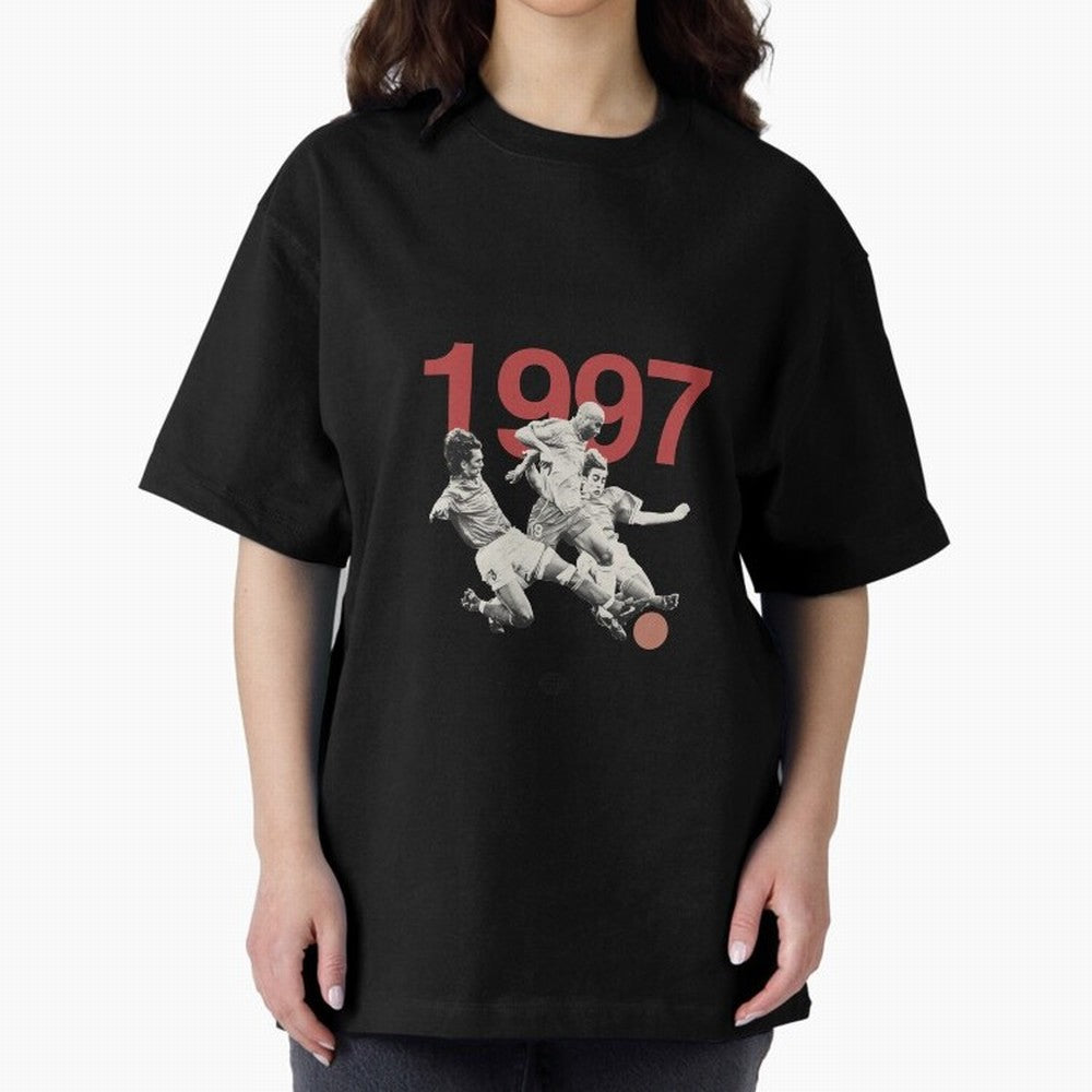 Ronaldo Maldini Cannavaro Tournoi de France 1997 Oversized T-Shirt Discover Global Football Passion for FIFA World Cup 2026 Group Stage, Capturing Messi and Cristiano Ronaldo, Spain and Netherlands, Stadium Chants, National Pride, Trophy Dreams and