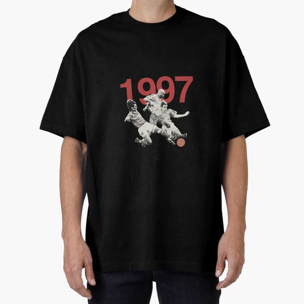 Ronaldo Maldini Cannavaro Tournoi de France 1997 Oversized T-Shirt Discover Global Football Passion for FIFA World Cup 2026 Group Stage, Capturing Messi and Cristiano Ronaldo, Spain and Netherlands, Stadium Chants, National Pride, Trophy Dreams and