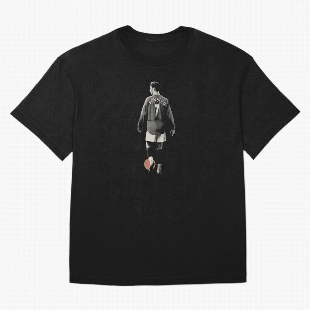 Cristiano Ronaldo CR7 Minimalist Oversized T-Shirt Celebrate the Stars of the FIFA World Cup 2026 Journey through CR7 and Messi Highlights, Netherlands Pride, Championship Spirit, Famous Goals, Roaring Crowds and International Football Unity; Great