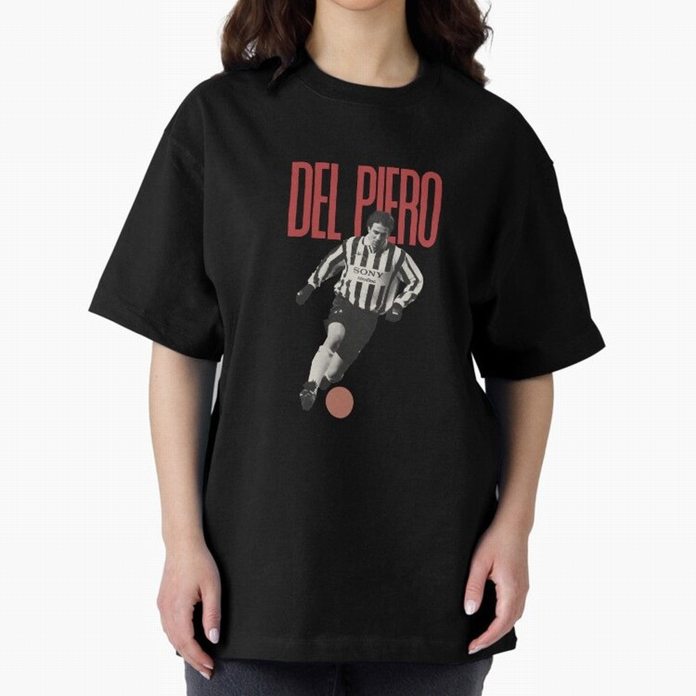 Alessandro Del Piero Minimalist Oversized T-Shirt Relive the Noise and Pride of the FIFA World Cup 2026 Group Stage Journey through Haaland and Mbappe Highlights, Brazil, Portugal and Argentina Pride, Worldwide Fan Energy, Dramatic Goals, Stadium