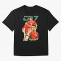 CR7 Cristiano Ronaldo illustration watercolour Oversized T-Shirt Build FIFA World Cup 2026 Group Stage Spirit, Made for Netherlands, Messi, Soccer Culture, Superstar Moments, National Team Dreams and Competitive Fire; Perfect for People Who Love