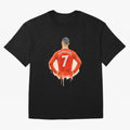 CR7 Cristiano Ronaldo potrait art a powerful moment artwork Oversized T-Shirt Show Match Day Excitement for Match Day Hype around FIFA World Cup 2026 Group Stage, Haaland and Mbappe, France, Supporter Pride, Iconic Celebrations, Legendary Names and
