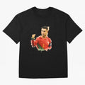 CR7 Cristiano Ronaldo potrait a powerful moment artwork Oversized T-Shirt Relive Match Day Hype around FIFA World Cup 2026, Cristiano Ronaldo, Argentina, France and Brazil, Stadium Memories, Football Loyalty, International Chants and Championship