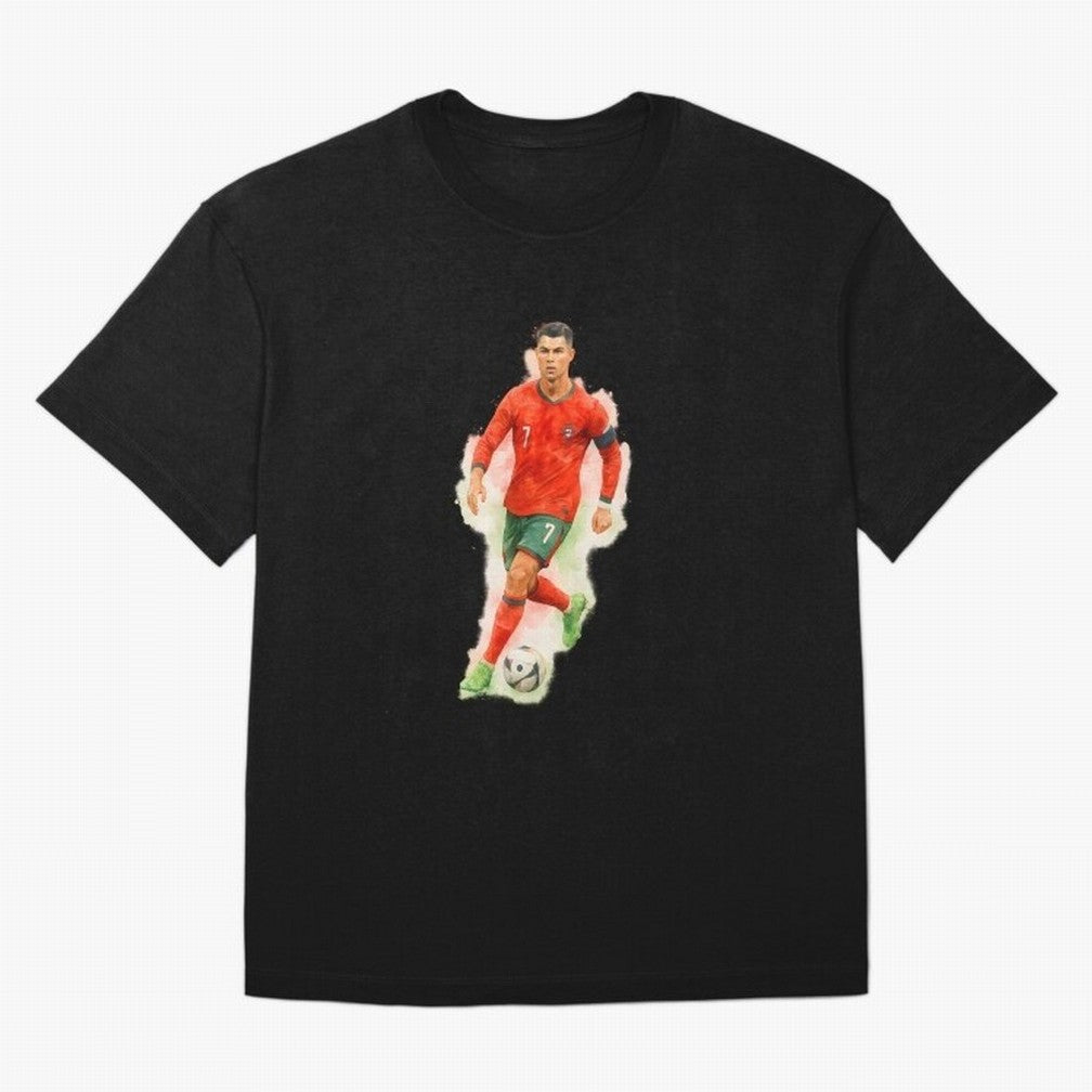 CR7 Cristiano Ronaldo a powerful moment artwork Oversized T-Shirt Experience FIFA World Cup 2026 Group Stage Spirit, Made for Argentina and Brazil, Cristiano Ronaldo, Haaland and CR7, Football History, Final Match Energy, Crowd Noise and Once in a
