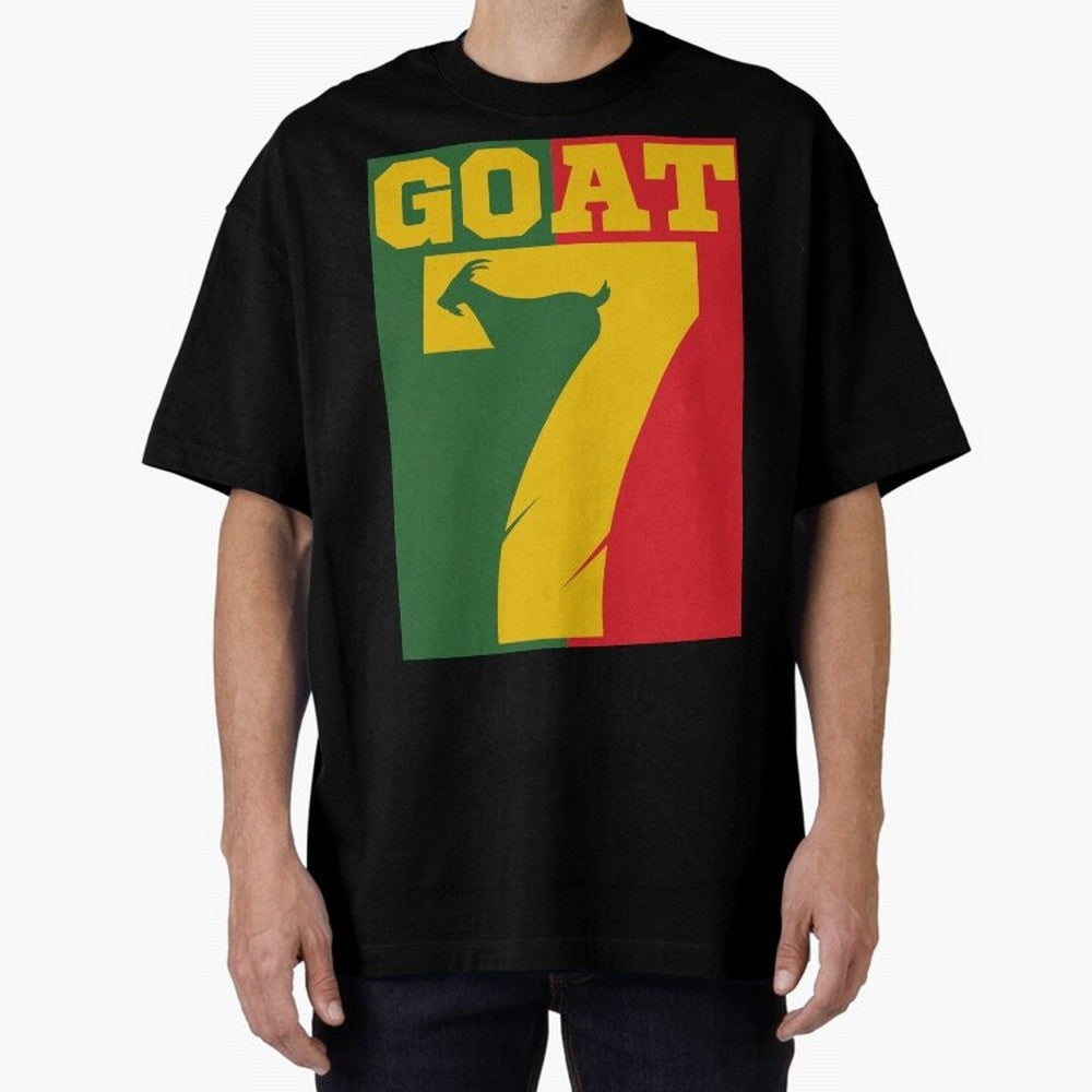 World Cup 2026 The Goat CR 7 Portugal Oversized T-Shirt Follow the Final Road of FIFA World Cup 2026 Group Stage Driven by Messi and Cristiano Ronaldo, England, France and Netherlands Energy, Worldwide Fan Energy, Dramatic Goals, Stadium Lights and