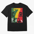 Portugal The Goat CR 7 World Cup 2026 Oversized T-Shirt Feel FIFA World Cup 2026 Group Stage Highlighting Haaland, Spain and Netherlands Energy, Game Day Rituals, Football Legends, Country Pride and the Road to the Final; Great for Watch Parties,
