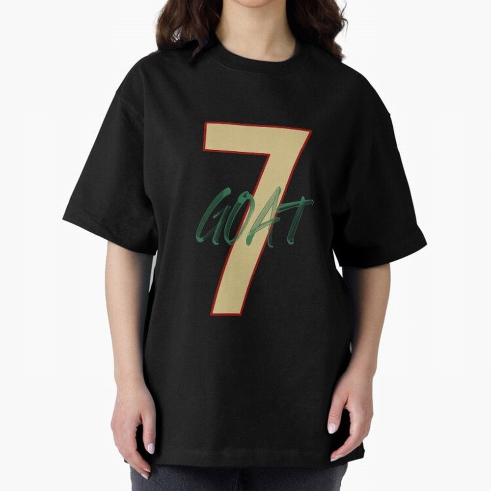 Cristiano Ronaldo 7 GOAT Football Legend Poster Art Oversized T-Shirt Stand with FIFA World Cup 2026 USA Canada Mexico for Fans of Haaland and Mbappe and England, France and Netherlands, Bringing Classic Soccer Heritage, Championship Pressure, Fan