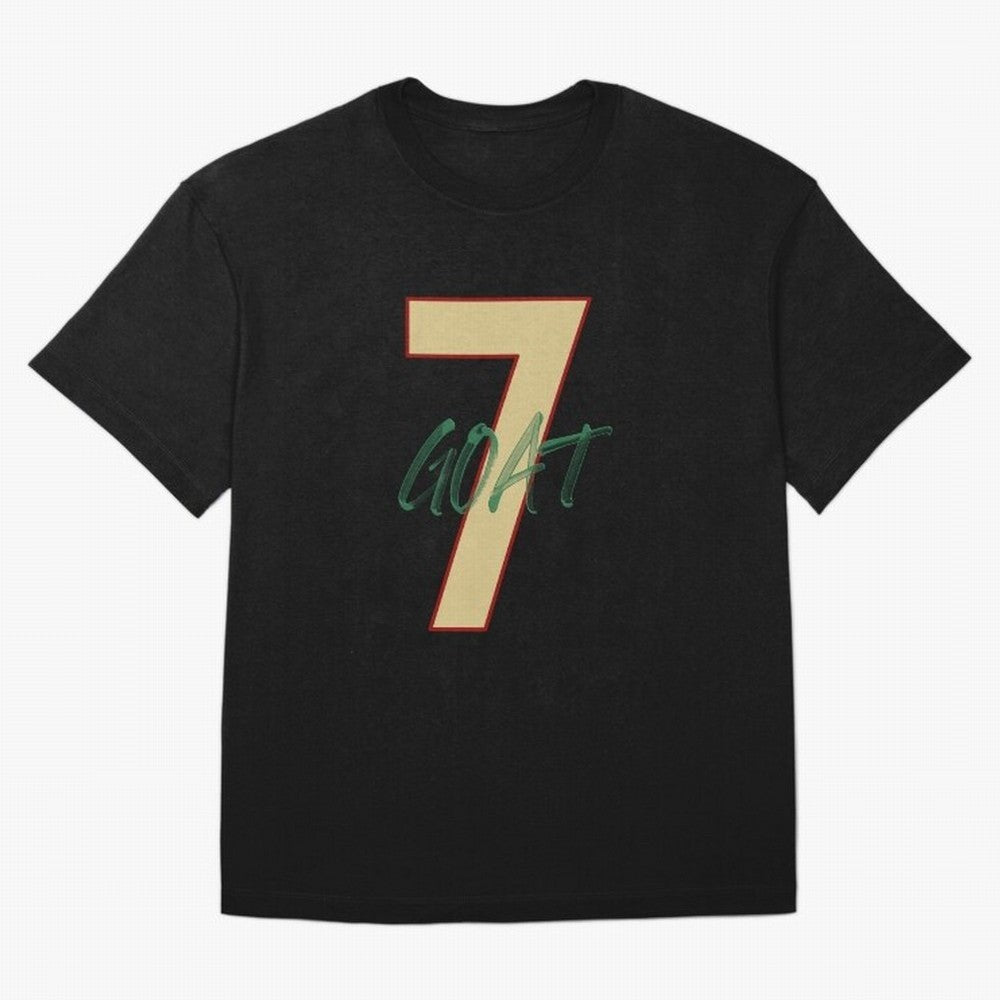 Cristiano Ronaldo 7 GOAT Football Legend Poster Art Oversized T-Shirt Stand with FIFA World Cup 2026 USA Canada Mexico for Fans of Haaland and Mbappe and England, France and Netherlands, Bringing Classic Soccer Heritage, Championship Pressure, Fan