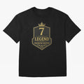 7Legend Football Inspired Number 7 T-Shirt Oversized T-Shirt Support Your Favorite Stars during Match Day Hype around FIFA World Cup 2026, Messi, CR7 and Mbappe, Argentina, Fan Favorite Moments, National Team Passion, Big Match Drama and Soccer