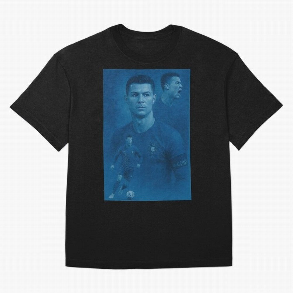 Blue Soccer Oversized T-Shirt Embrace Match Day Hype around FIFA World Cup 2026 Group Stage, Messi, Neymar and Mbappe, Portugal, Football History, Final Match Energy, Crowd Noise and Once in a Lifetime Moments; Perfect for Supporters Who Want Bold