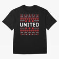 Manchester United Christmas Oversized T-Shirt Carry Match Day Hype around FIFA World Cup 2026 Group Stage, Mbappe and Neymar, Brazil, Portugal and Argentina, Tournament Hype, Historic Matchups, Family Viewing Parties and Global Sports Pride;