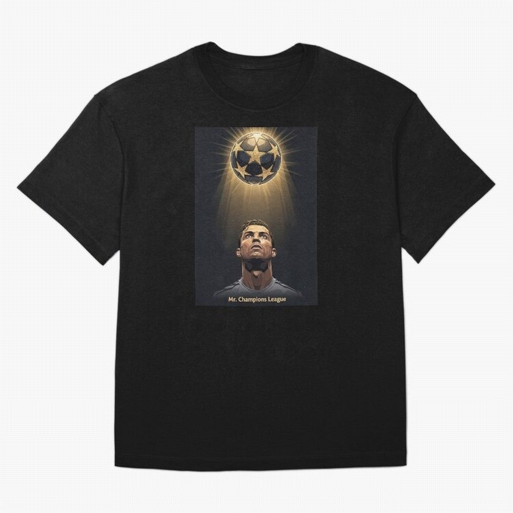 Ronaldo Madrid Oversized T-Shirt Honor the FIFA World Cup 2026 Journey through Haaland and Mbappe Highlights, Brazil, Portugal and Argentina Pride, Vintage Soccer Flavor, Modern Football Stars, National Flags and Final Night Emotion; Great for