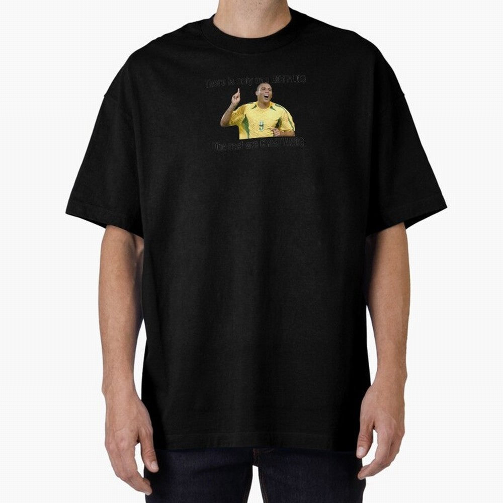 Football Meme Oversized T-Shirt Show Support during FIFA World Cup 2026 Group Stage for Fans of Cristiano Ronaldo, Haaland and CR7 and Germany, Bringing Match Day Excitement, Supporter Culture, Golden Goals and Global Football Passion; Ideal for