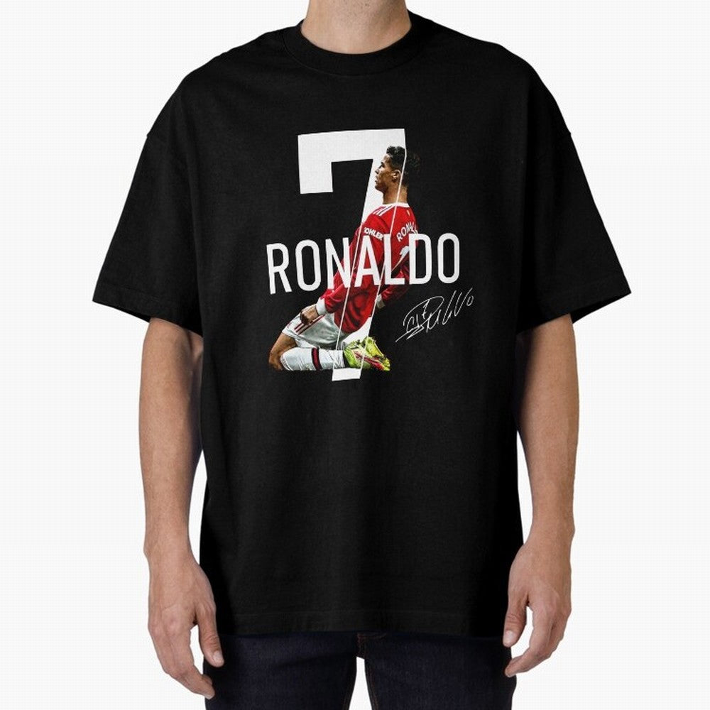 Cristiano Ronaldo - CR7 Oversized T-Shirt Remember FIFA World Cup 2026 Group Stage for Fans of Messi, Neymar and Mbappe and Portugal, Spain and Germany, Bringing Football History, Final Match Energy, Crowd Noise and Once in a Lifetime Moments;
