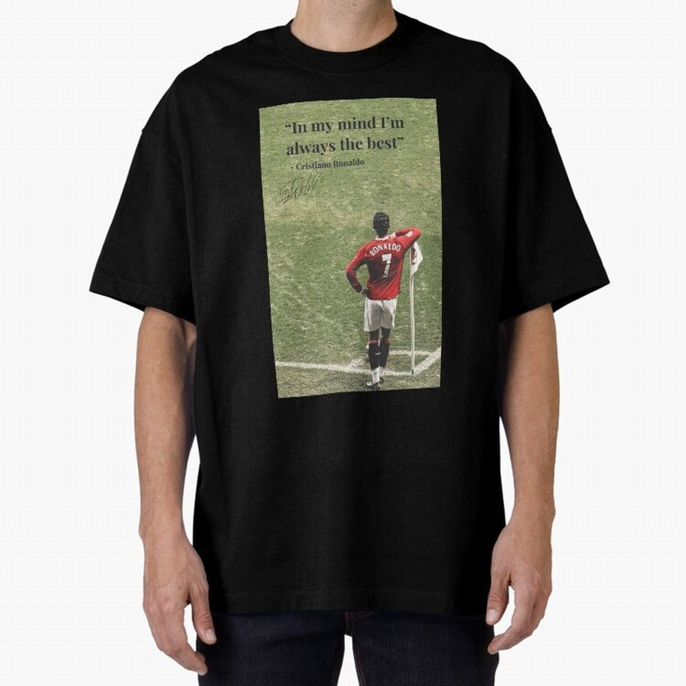 Cristiano Ronaldo Motivation Oversized T-Shirt Build FIFA World Cup 2026 Group Stage Filled with CR7, England and Germany Energy, Classic Soccer Heritage, Championship Pressure, Fan Loyalty and International Pride; Created for Match Day Parties,