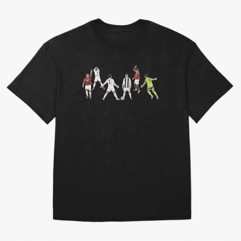 Ronaldo Forever Minimalist Career Goal Celebrations Oversized T-Shirt Elevate FIFA World Cup 2026 for Fans of Haaland and Portugal, Bringing Retro Football Energy, Iconic Rivalries, Trophy Chase Drama and Stadium Atmosphere; Built for Supporters