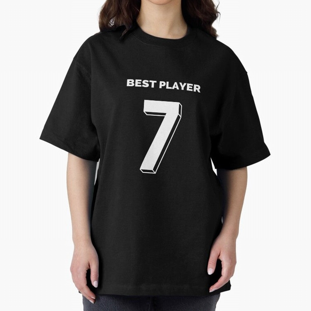 Legacy 7 Oversized T-Shirt Bring a Champion Mindset to Match Day Hype around FIFA World Cup 2026, Mbappe and Neymar, Argentina and Brazil, Tournament Hype, Historic Matchups, Family Viewing Parties and Global Sports Pride; Ideal for Passionate Fans
